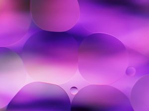 Preview wallpaper bubbles, water, purple, gradient