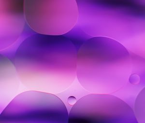 Preview wallpaper bubbles, water, purple, gradient