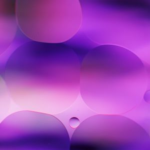 Preview wallpaper bubbles, water, purple, gradient