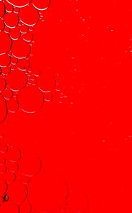 Preview wallpaper bubbles, water, red