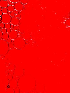 Preview wallpaper bubbles, water, red