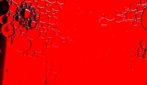 Preview wallpaper bubbles, water, red