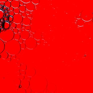 Preview wallpaper bubbles, water, red