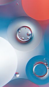 Preview wallpaper bubbles, water, round, gradient