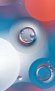 Preview wallpaper bubbles, water, round, gradient