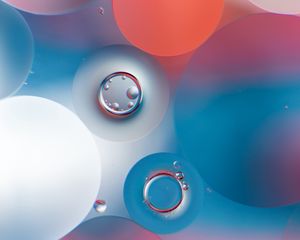 Preview wallpaper bubbles, water, round, gradient