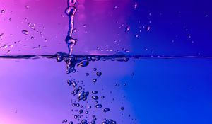 Preview wallpaper bubbles, water, spray, gradient