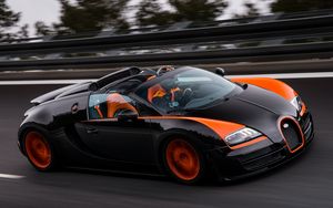 Preview wallpaper bugatti, grand sport, roadster, vitesse, wrc edition, veyron