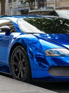 Preview wallpaper bugatti, style, blue, design