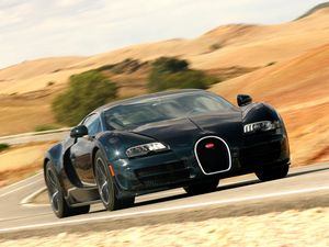 Preview wallpaper bugatti veyron, 16 4, sports car, front view