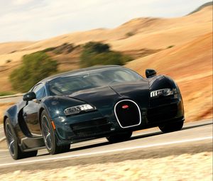 Preview wallpaper bugatti veyron, 16 4, sports car, front view