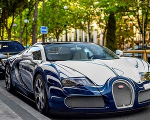 Preview wallpaper bugatti veyron, grand sport, sportcar, luxury