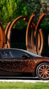 Preview wallpaper bugatti veyron, grand sport, venet, side view
