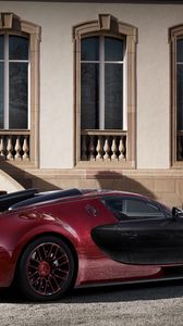 Preview wallpaper bugatti, veyron, side view