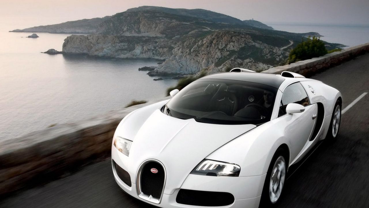 Wallpaper bugatti, white, auto, speed