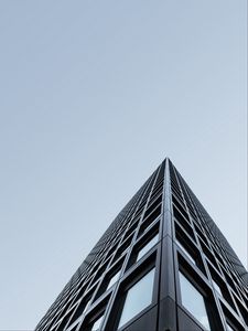 Preview wallpaper building, angle, bottom view, sky