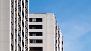 Preview wallpaper building, apartments, architecture, sky