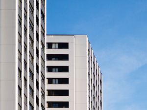 Preview wallpaper building, apartments, architecture, sky