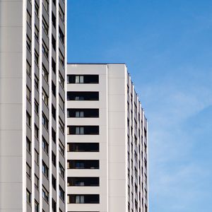 Preview wallpaper building, apartments, architecture, sky