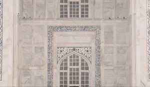 Preview wallpaper building, arch, architecture, white, patterns