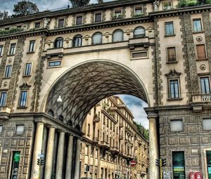 Preview wallpaper building, arch, stone, architecture, hdr