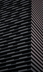 Preview wallpaper building, architecture, angle, stripes, gray