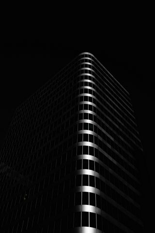 320x480 Wallpaper building, architecture, black, dark