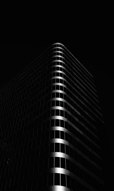 480x800 Wallpaper building, architecture, black, dark