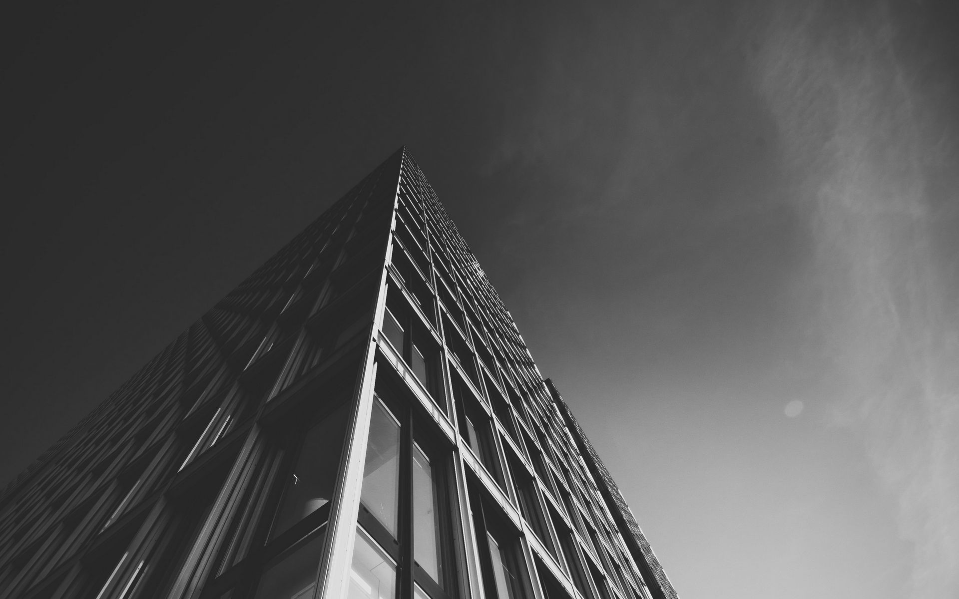 Download wallpaper 1920x1200 building, architecture, black and white