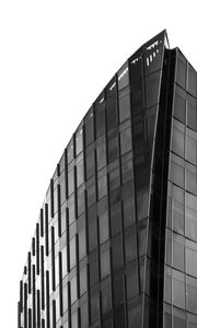 Preview wallpaper building, architecture, black and white, minimalism