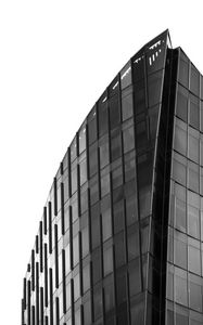 Preview wallpaper building, architecture, black and white, minimalism