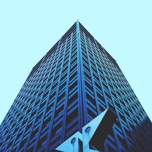 Preview wallpaper building, architecture, blue