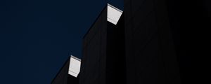 Preview wallpaper building, architecture, bottom view, dark