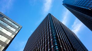 Preview wallpaper building, architecture, bottom view, facade