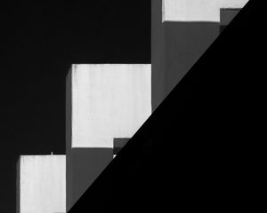 Preview wallpaper building, architecture, bw, geometry, symmetry