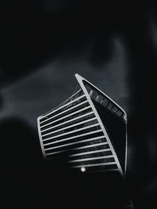 Preview wallpaper building, architecture, bw, night