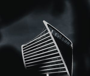 Preview wallpaper building, architecture, bw, night