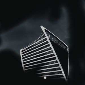 Preview wallpaper building, architecture, bw, night