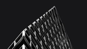 Preview wallpaper building, architecture, bw, minimalism