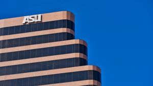 Preview wallpaper building, architecture, cascade, sky