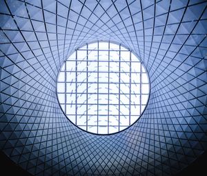 Preview wallpaper building, architecture, ceiling, glass, round