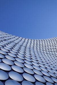 Preview wallpaper building, architecture, circles, relief, wavy