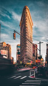 Preview wallpaper building, architecture, city, street, new york