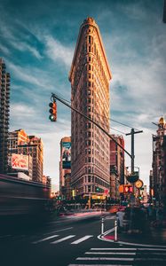 Preview wallpaper building, architecture, city, street, new york