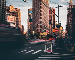 Preview wallpaper building, architecture, city, street, new york