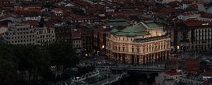 Preview wallpaper building, architecture, city, roofs, river