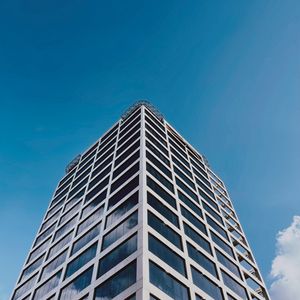 Preview wallpaper building, architecture, clouds, sky, bottom view