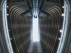 Preview wallpaper building, architecture, construction, ceiling, light, lights