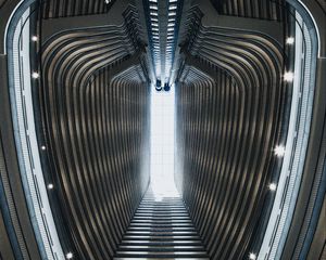Preview wallpaper building, architecture, construction, ceiling, light, lights