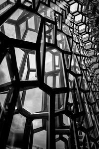 Preview wallpaper building, architecture, construction, black and white